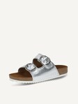 Selected, Caprice, Leather Mule - silver SILVER METAL.
