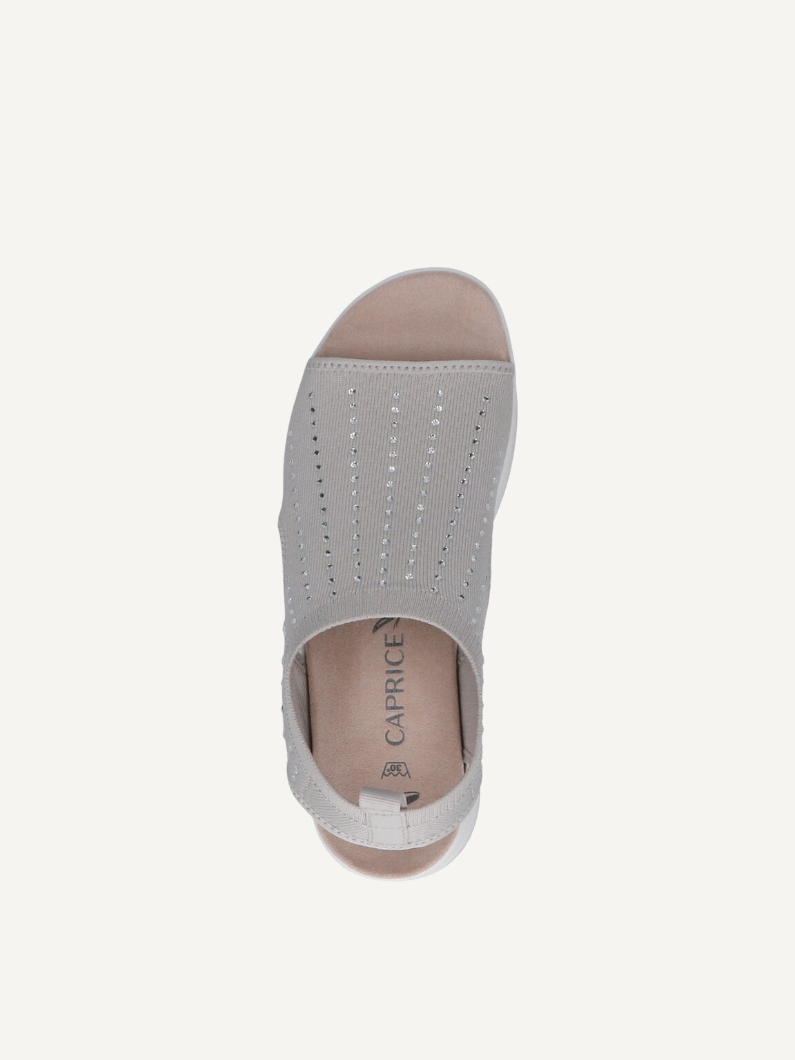 Caprice, Sandal - grey LT GREY KNIT, image 6 of 6