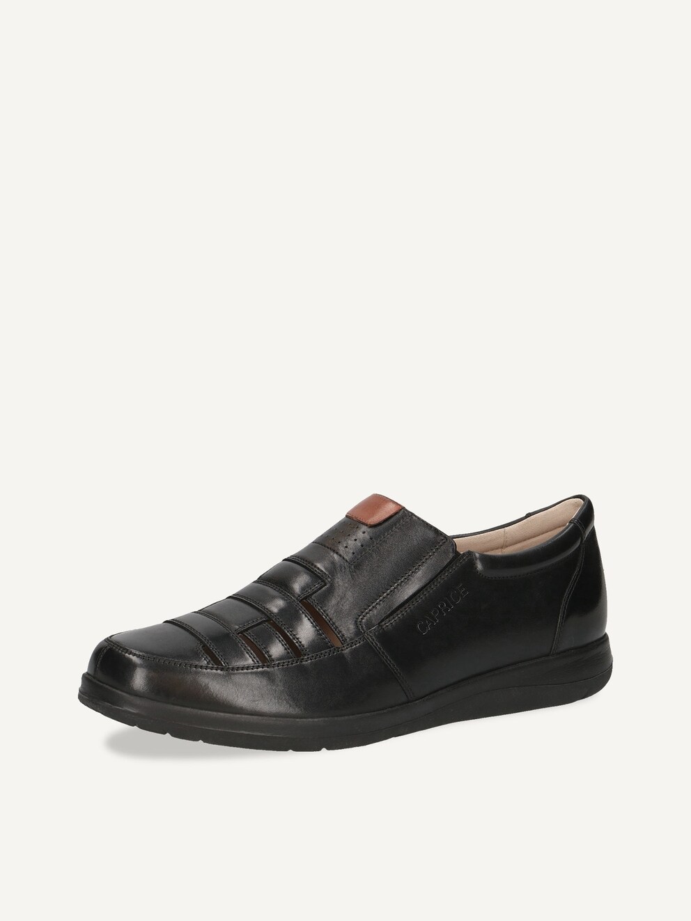 Caprice, Slipper en cuir - noir BLACK COMB, image 2 sur 5