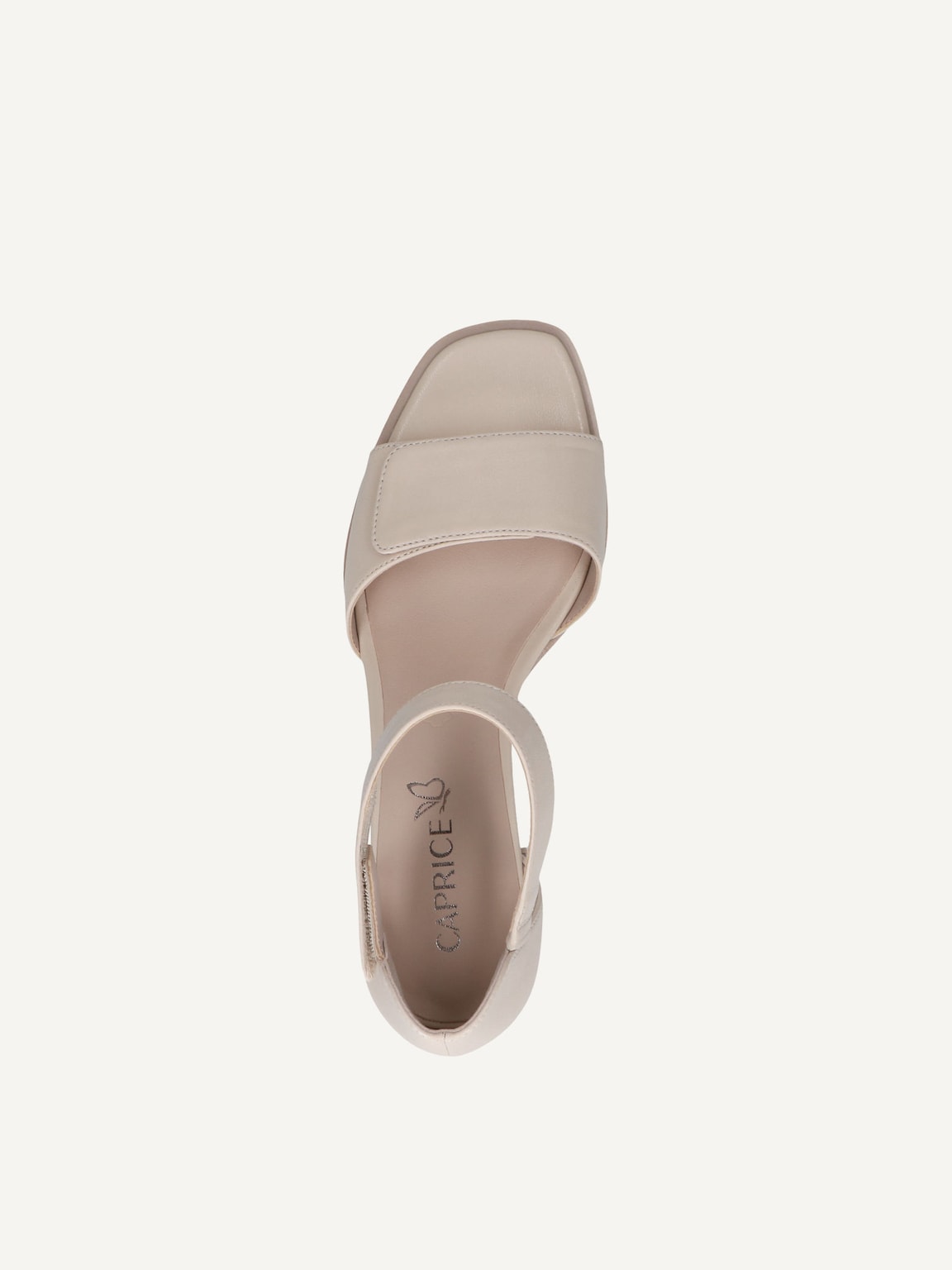 Caprice, Leather Heeled sandal - white OFFWHITE NAPPA, image 5 of 5