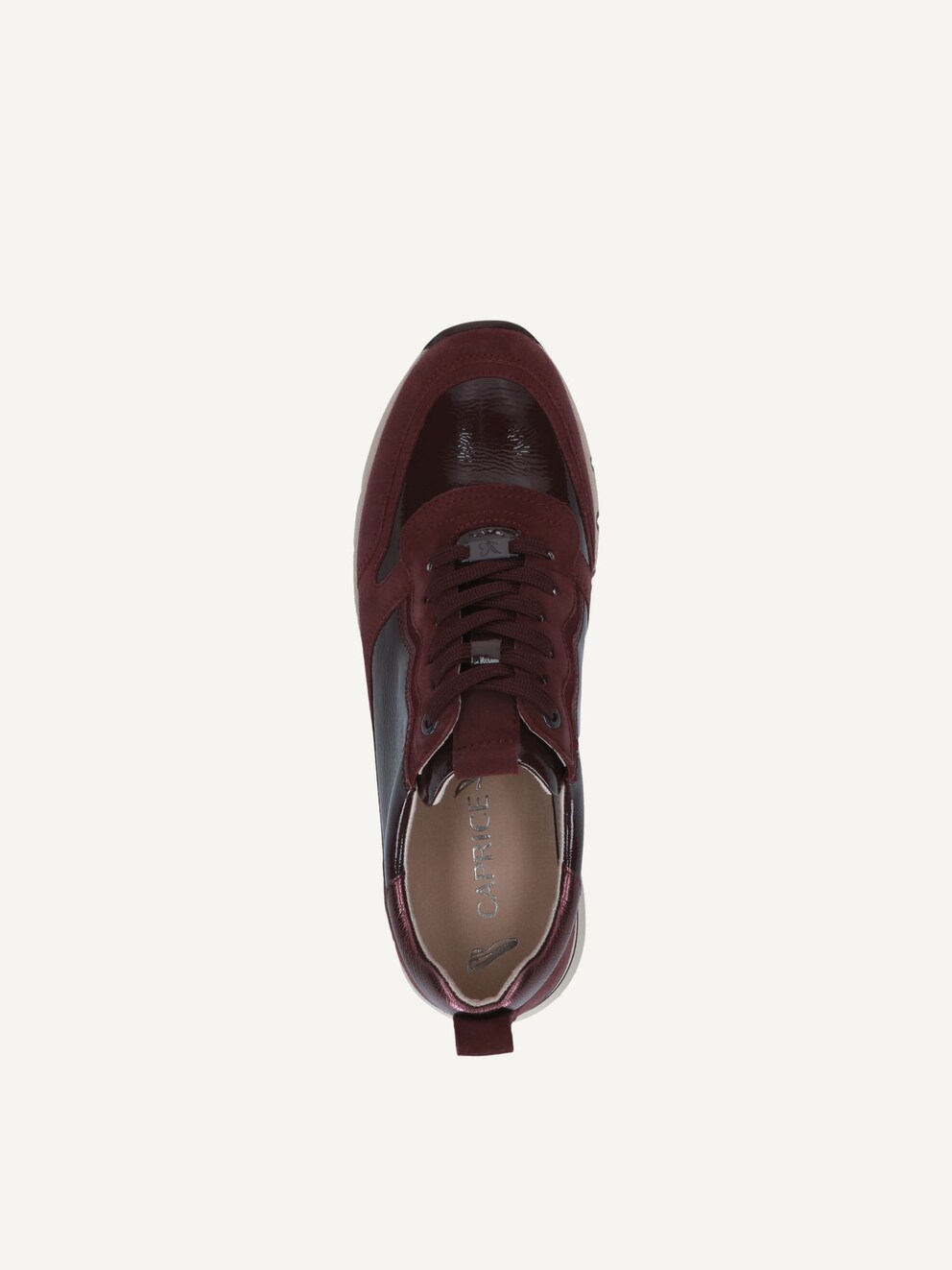 Caprice, Sneaker - rosso BORDEAUX COMB, immagine 5 di 6