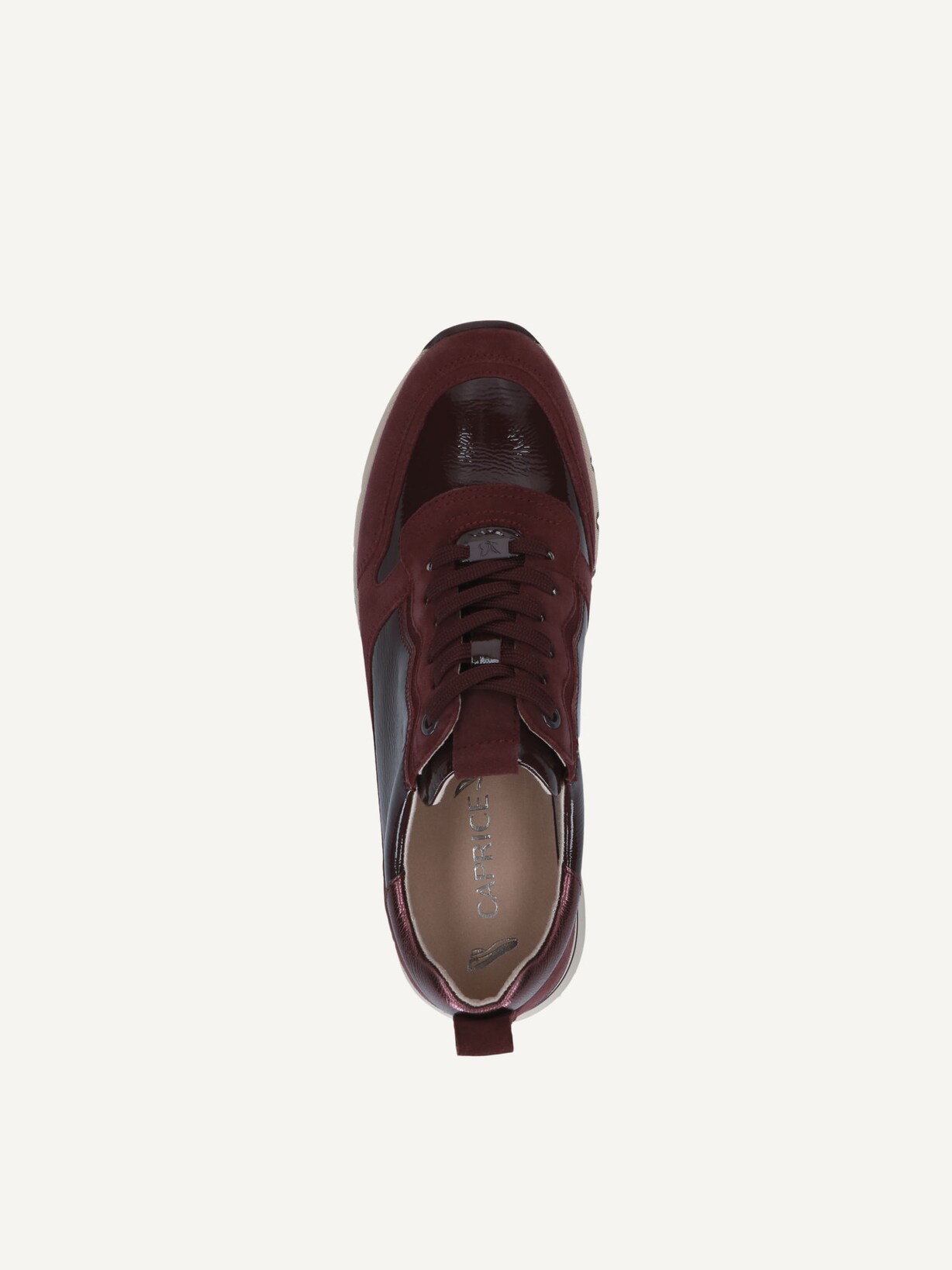 Caprice, Sneaker - rosso BORDEAUX COMB, immagine 5 di 6
