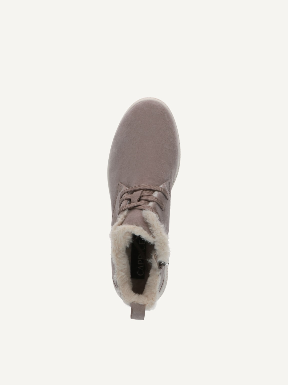 Caprice, Leather Bootie - brown warm lining TAUPE SUEDE, image 5 of 5