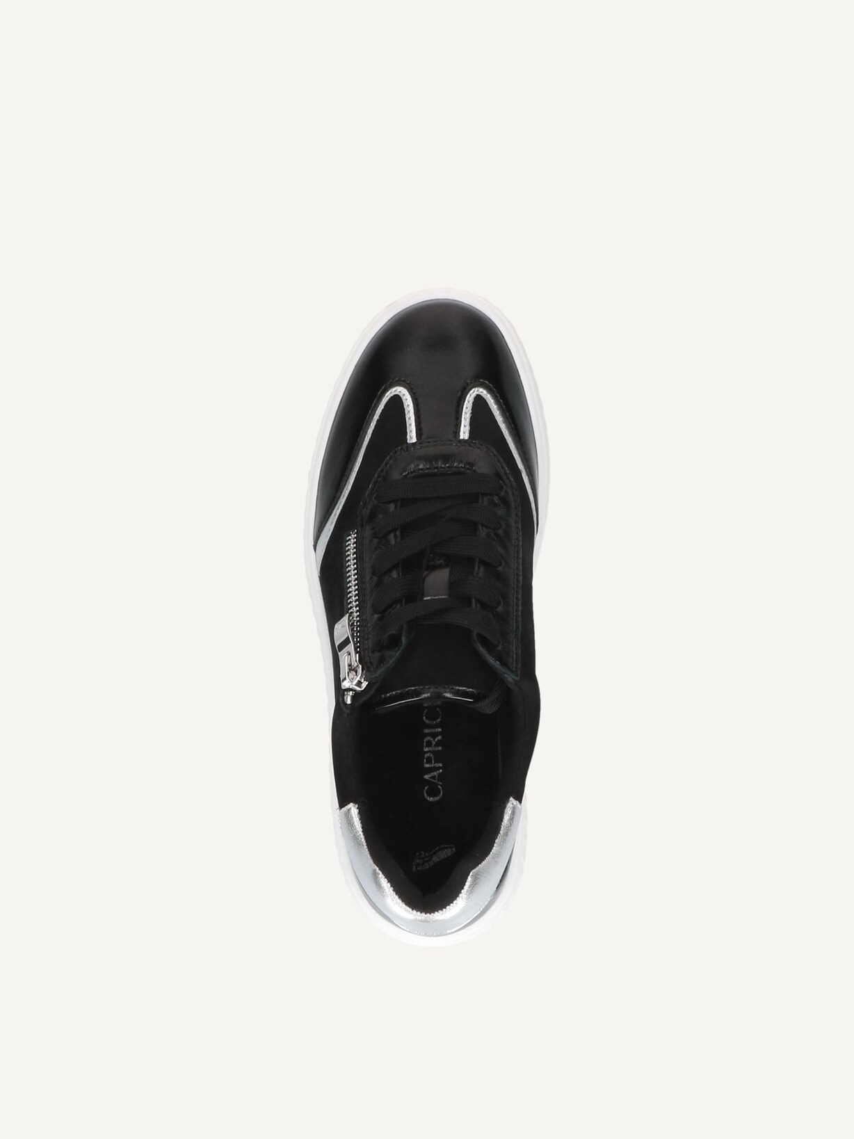 Caprice, Basket en cuir - noir BLACK COMB, image 4 sur 5