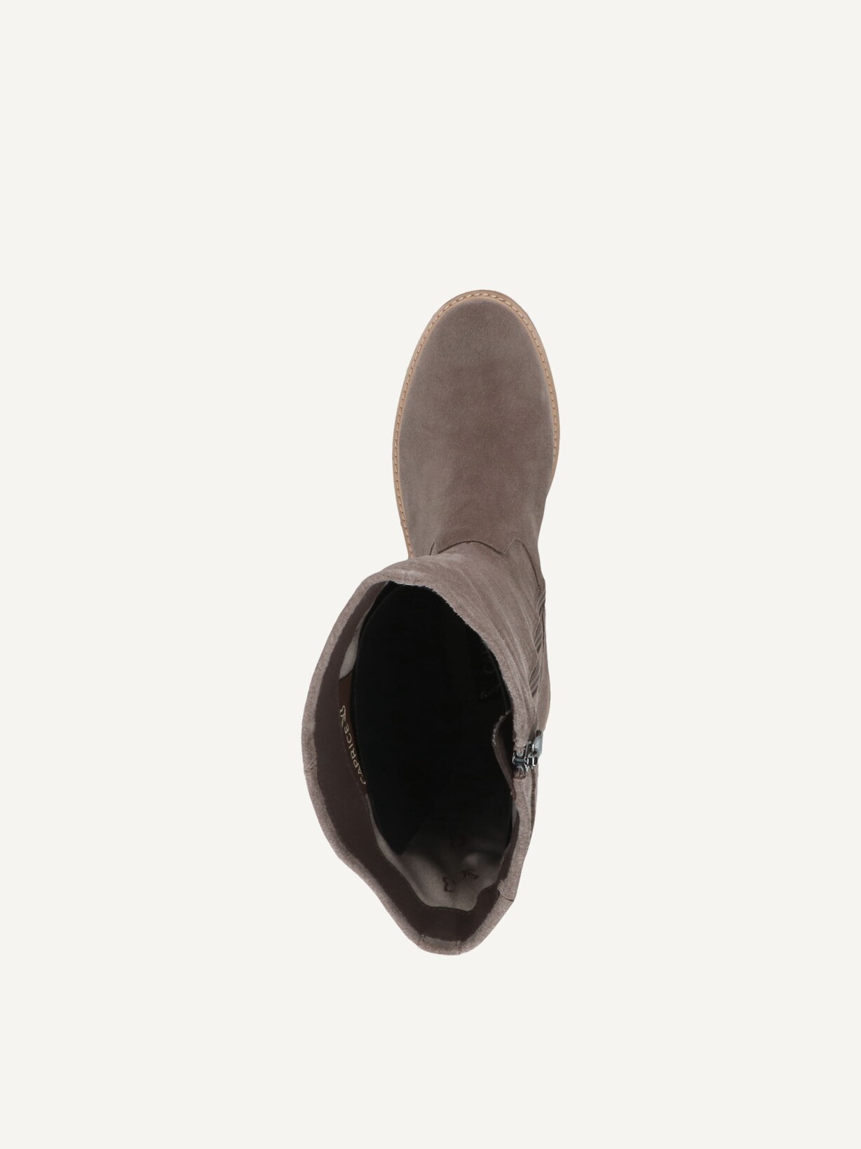 Caprice, Lederstiefelette - braun TAUPE SUEDE, Bild 4 von 5
