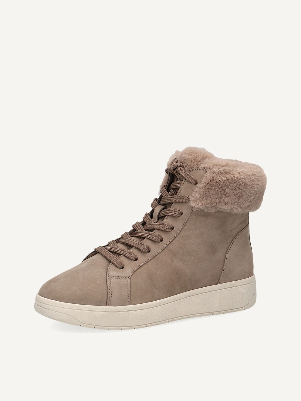 Caprice, Leather Bootie - brown warm lining MUD NUBUC, image 1 of 6