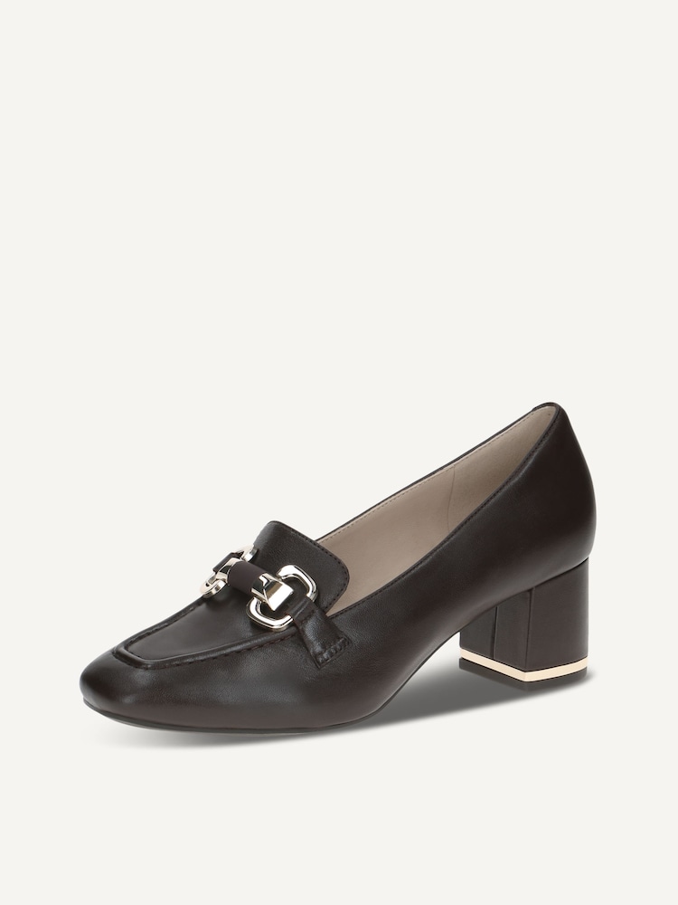 Caprice, Slipper en cuir - marron DK BROWN NAPPA, image 3 sur 6