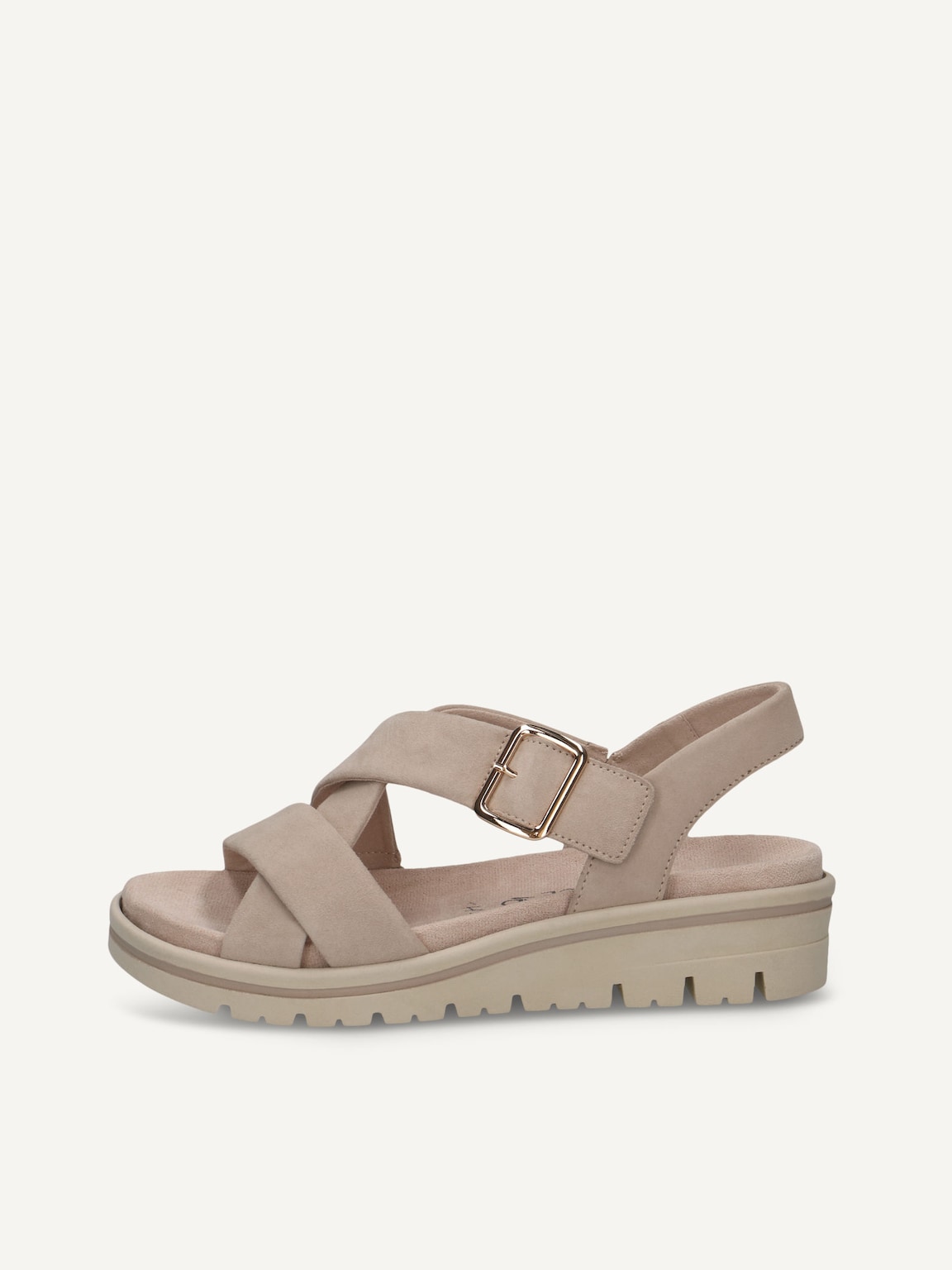 Caprice, Leather Sandal - beige SAND SUEDE, image 2 of 5