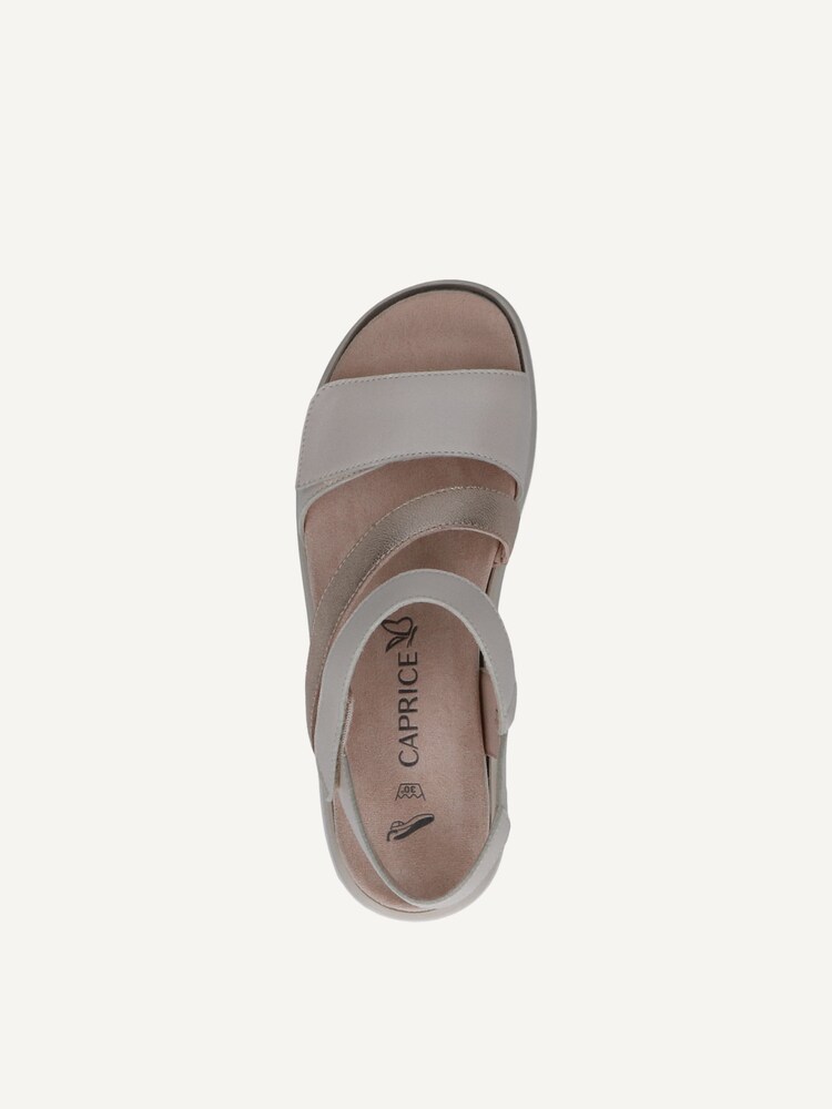 Caprice, Leather Sandal - white OFFWH/LT GOLD, image 6 of 6