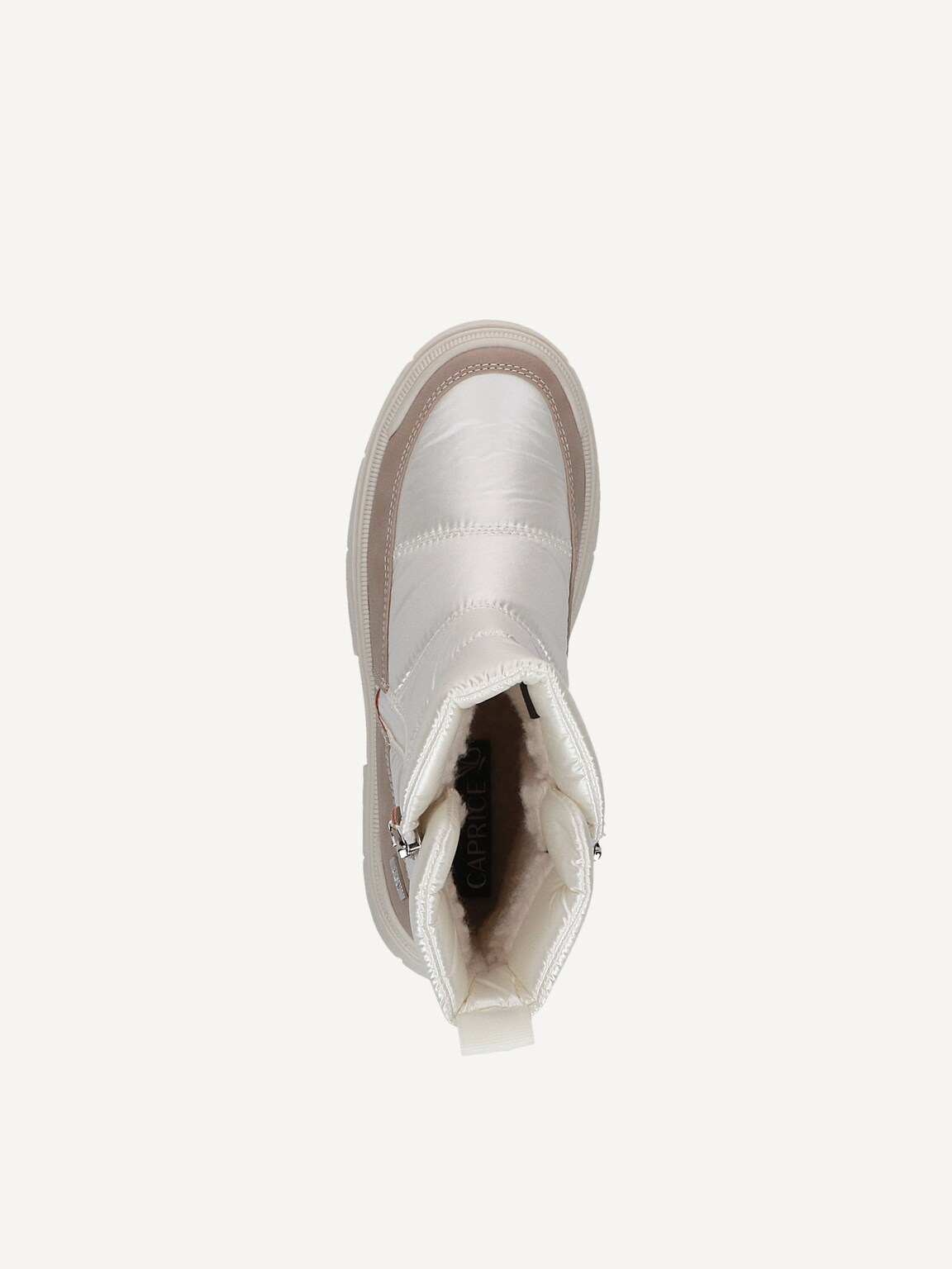 Caprice, Bootie - white warm lining PEARL COMB, image 5 of 5