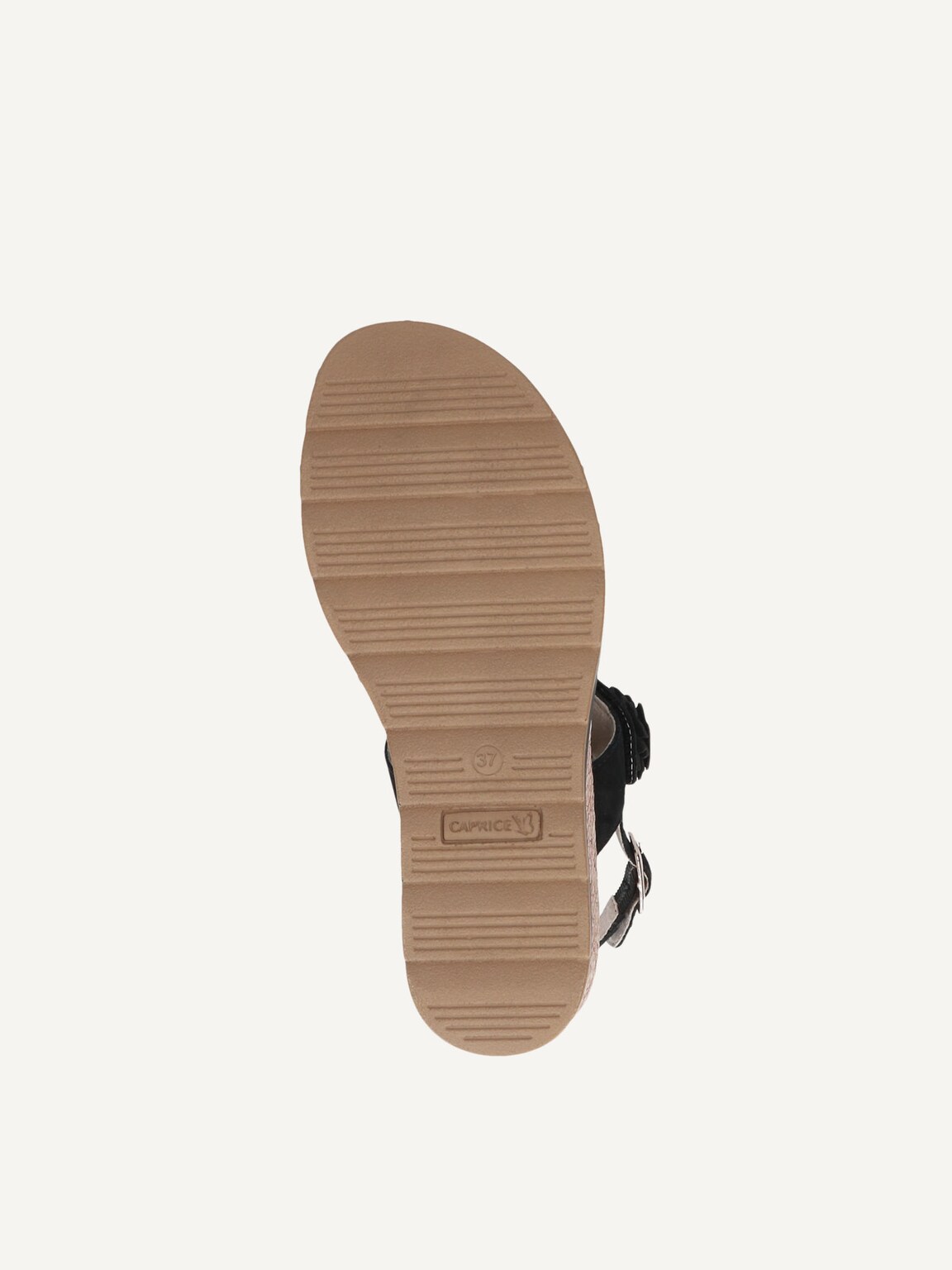 Caprice, Leather Sandal - black BLACK NUBUC, image 4 of 5