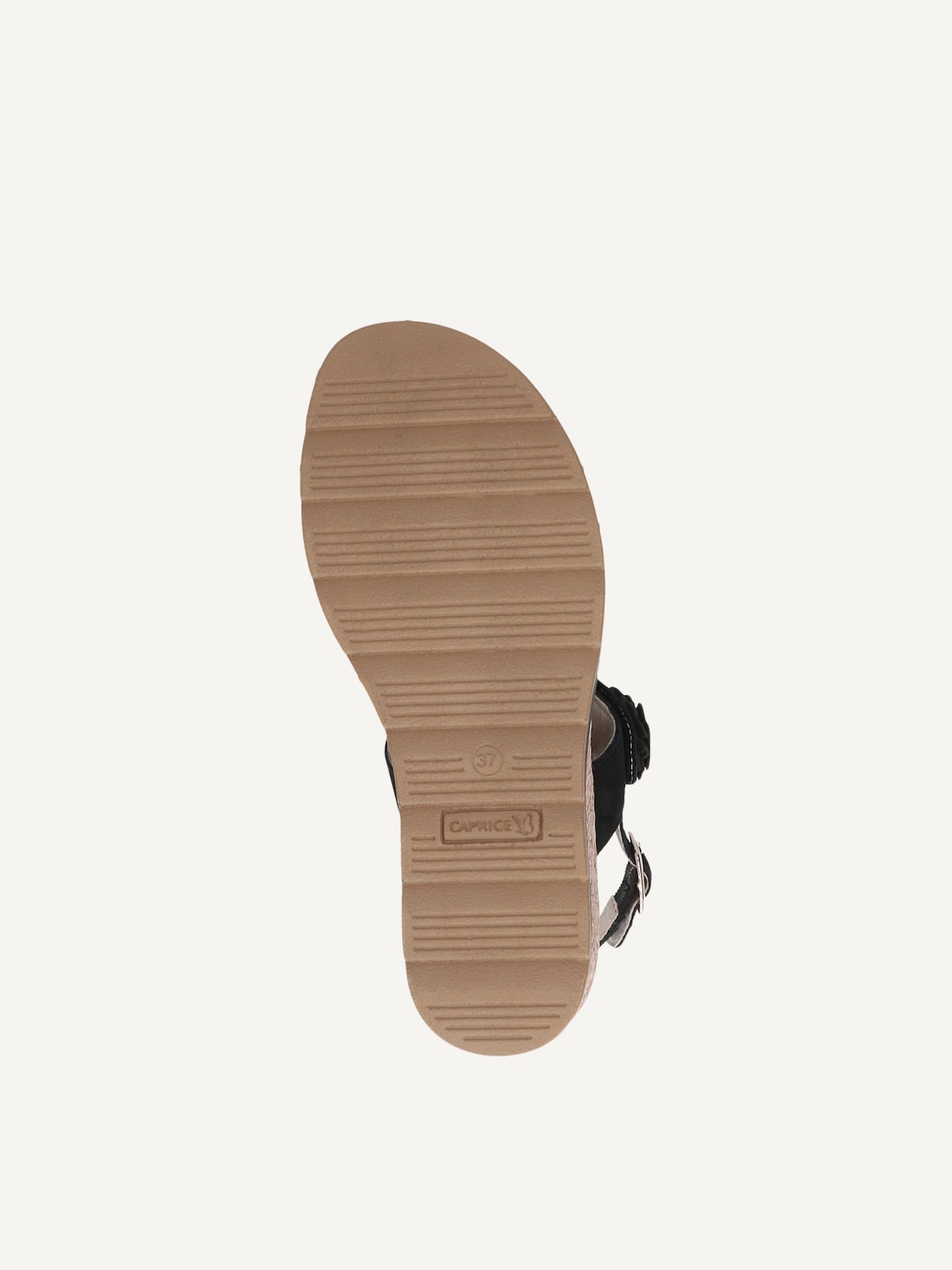 Caprice, Sandale en cuir - noir BLACK NUBUC, image 5 sur 5