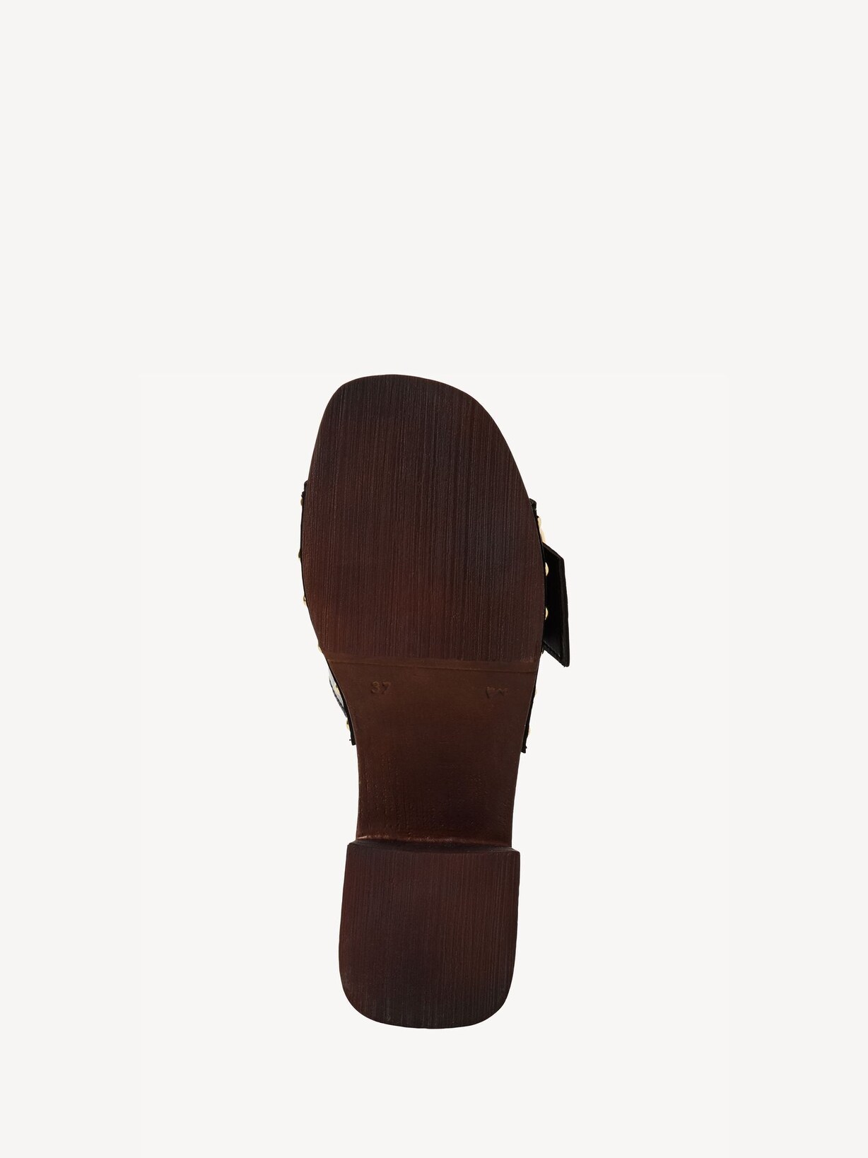 Marco Tozzi, Læder pantolette - sort BLACK, billede 3 af 6