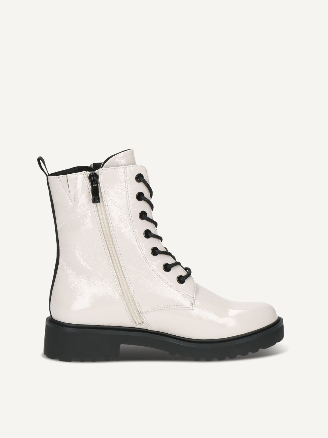 Caprice, Leather Bootie - white WHITE NAPLAK, image 5 of 10