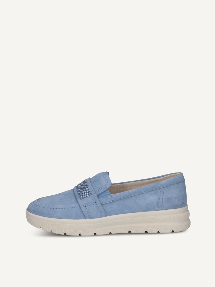 Caprice, Leather Slipper - blue BLUE SUEDE, image 3 of 6
