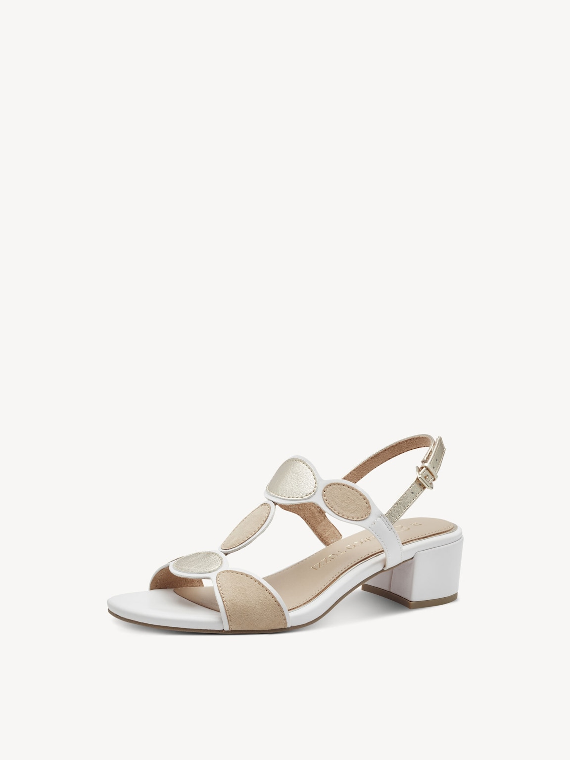 Marco Tozzi, Sandalo - bianco WHITE COMB, immagine 2 di 6