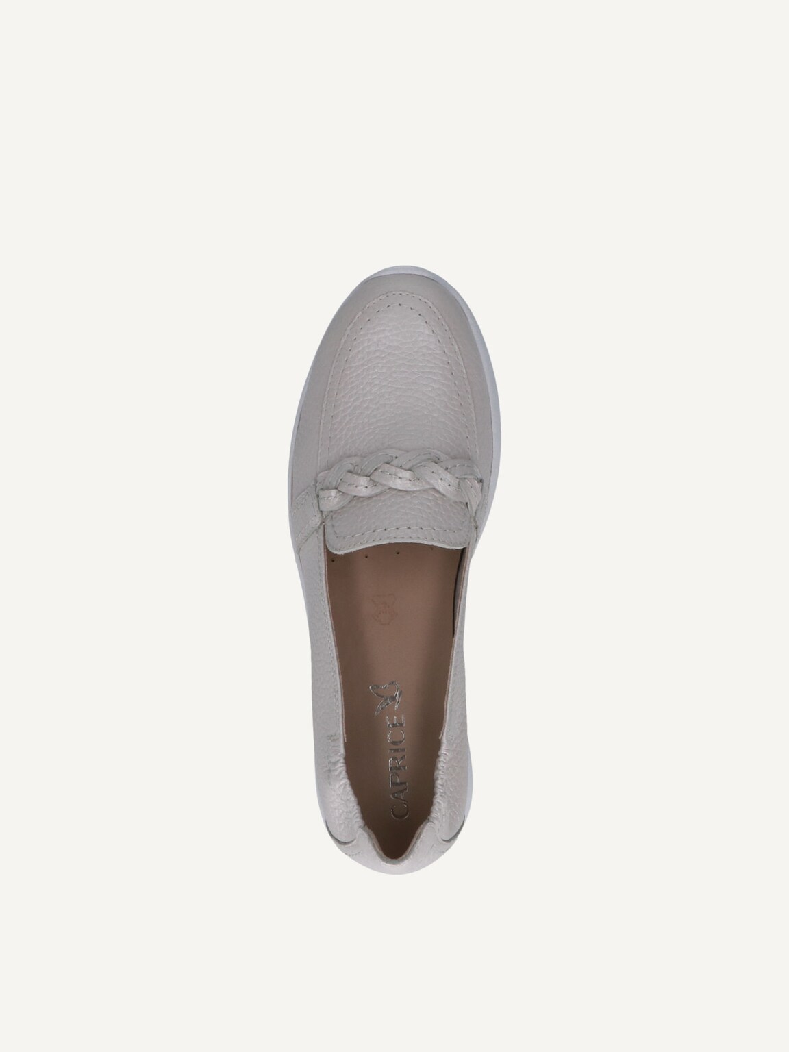 Caprice, Leather Slipper - white PEARL PERL DEE, image 5 of 5