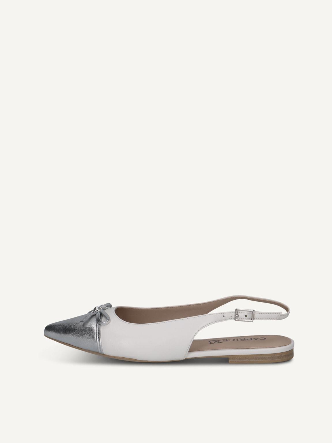 Caprice, Ballerina - white WHITE/SILVER, image 3 of 6