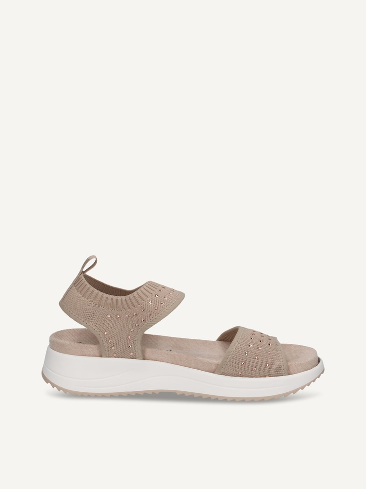 Caprice, Sandale - beige SAND KNIT, image 4 sur 6