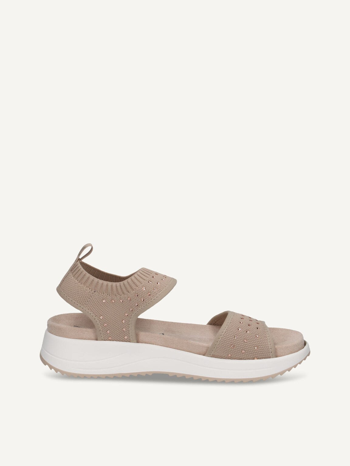 Caprice, Sandal - beige SAND KNIT, image 4 of 6