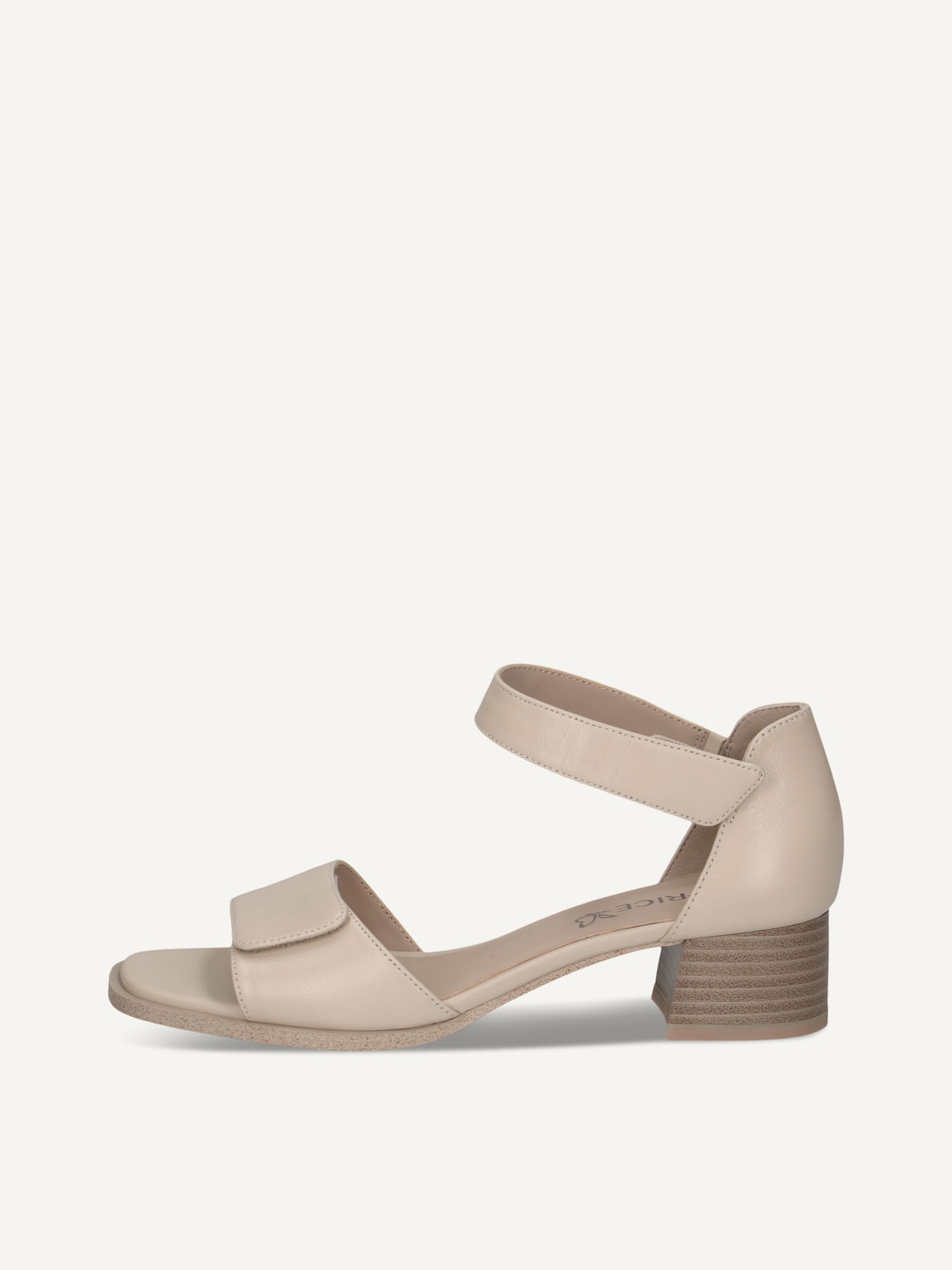 Caprice, Leather Heeled sandal - white OFFWHITE NAPPA, image 2 of 5