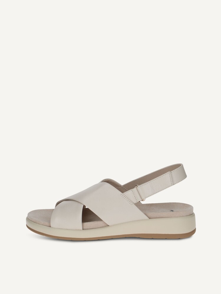 Caprice, Leather Sandal - beige CREAM PERLATO, image 3 of 6