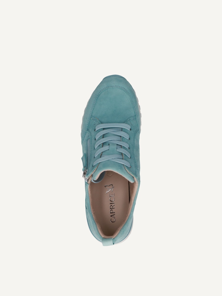 Caprice, Basket en cuir - bleu LT.BLUE SUEDE, image 5 sur 6