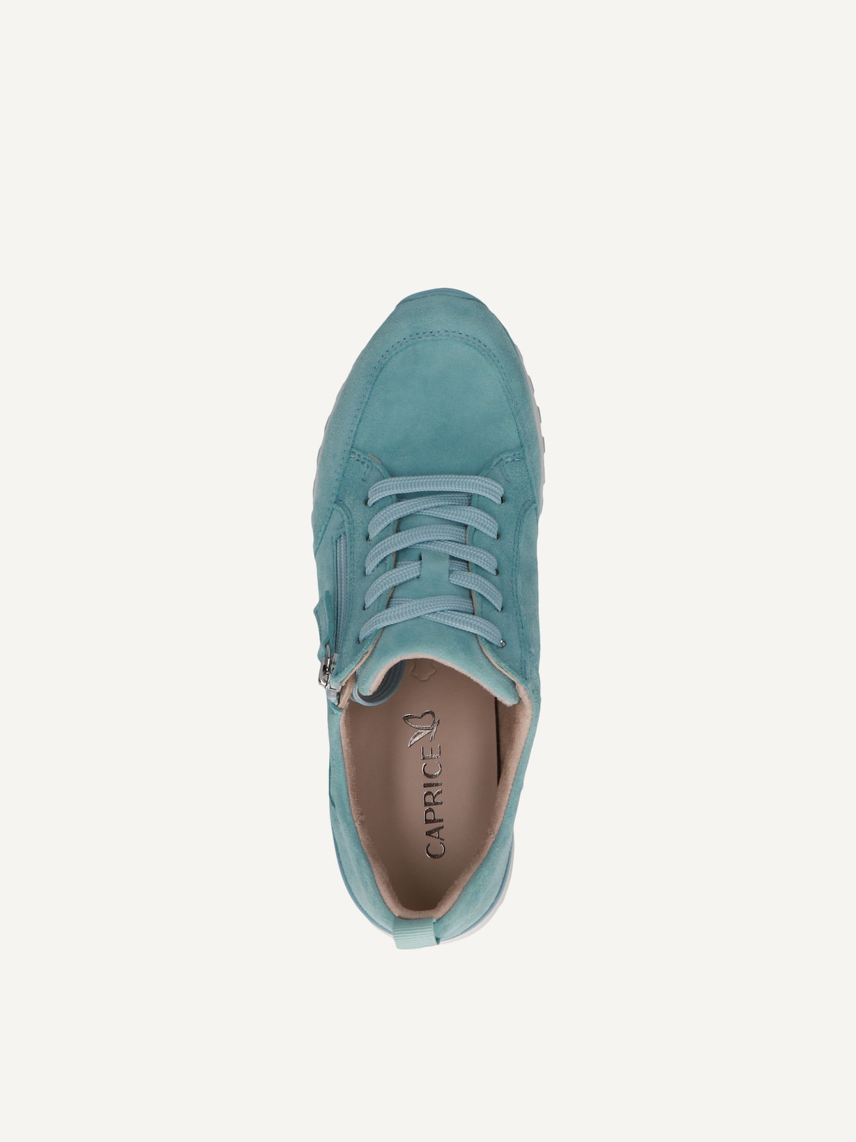 Caprice, Basket en cuir - bleu LT.BLUE SUEDE, image 5 sur 6