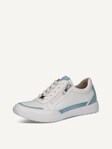 Not selected, Caprice, Leather Low shoes - black WHITE/LT.BLUE