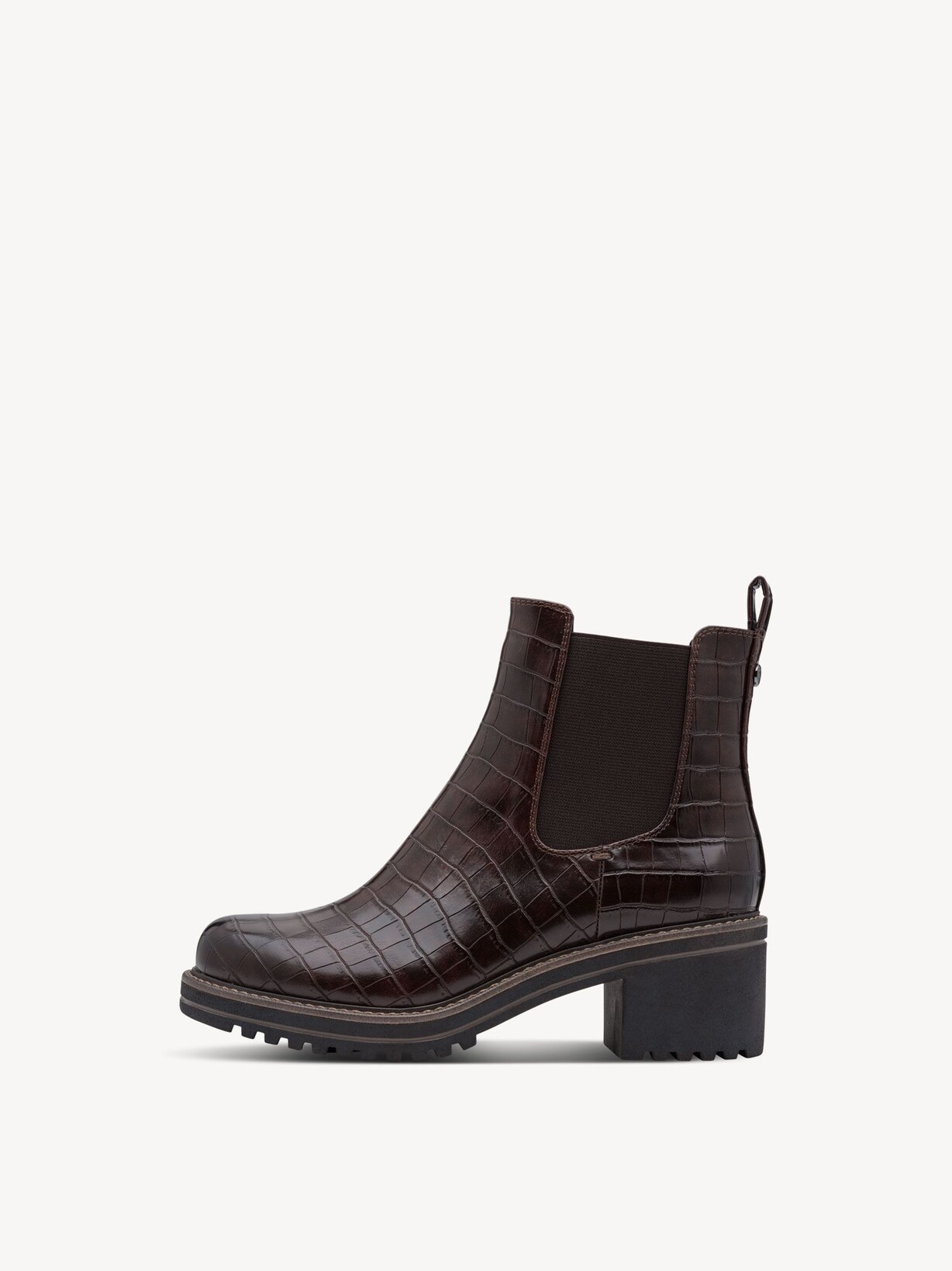 Marco Tozzi, Bottine Chelsea - marron MOCCA CROCO, image 2 sur 6