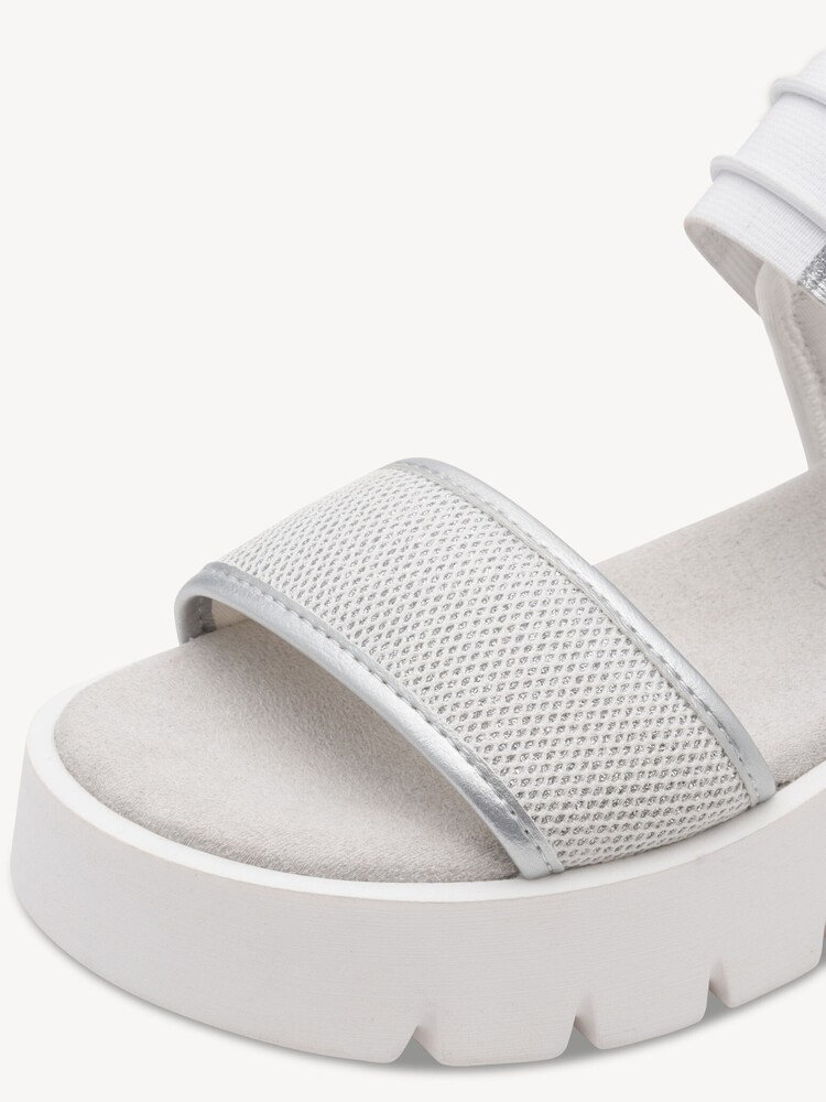 Marco Tozzi, Sandalo - bianco WHITE COMB, immagine 5 di 6