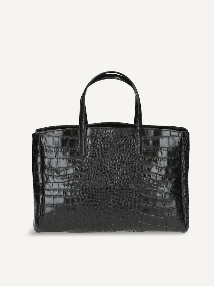 Caprice, Leather Handbag - black BLACK REPTILE, image 3 of 4