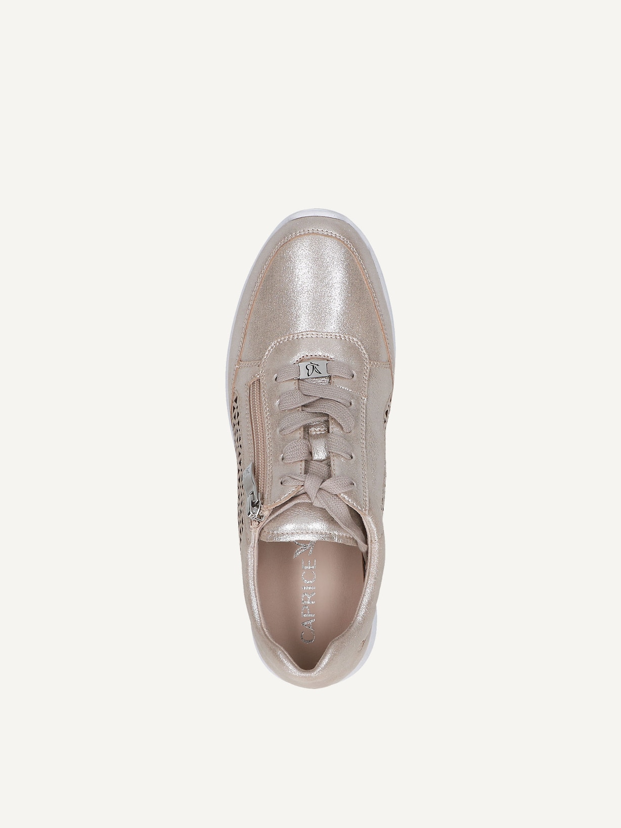Caprice, Basket en cuir - marron TAUPE METALLIC, image 5 sur 6