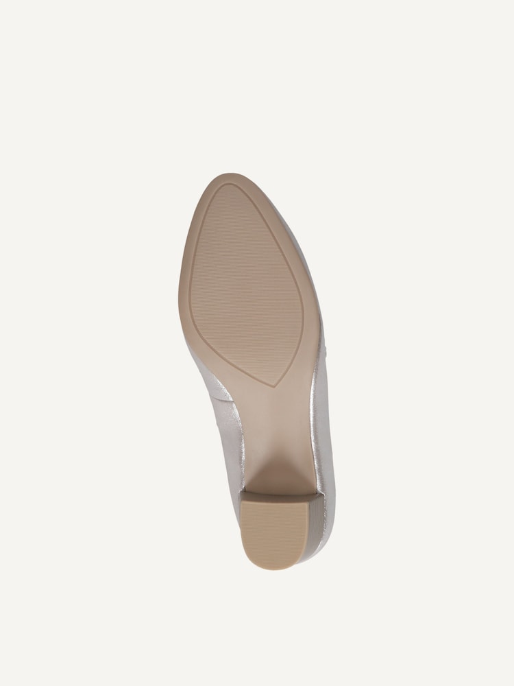 Caprice, Leather Pumps - brown TAUPE METALLIC, image 4 of 5
