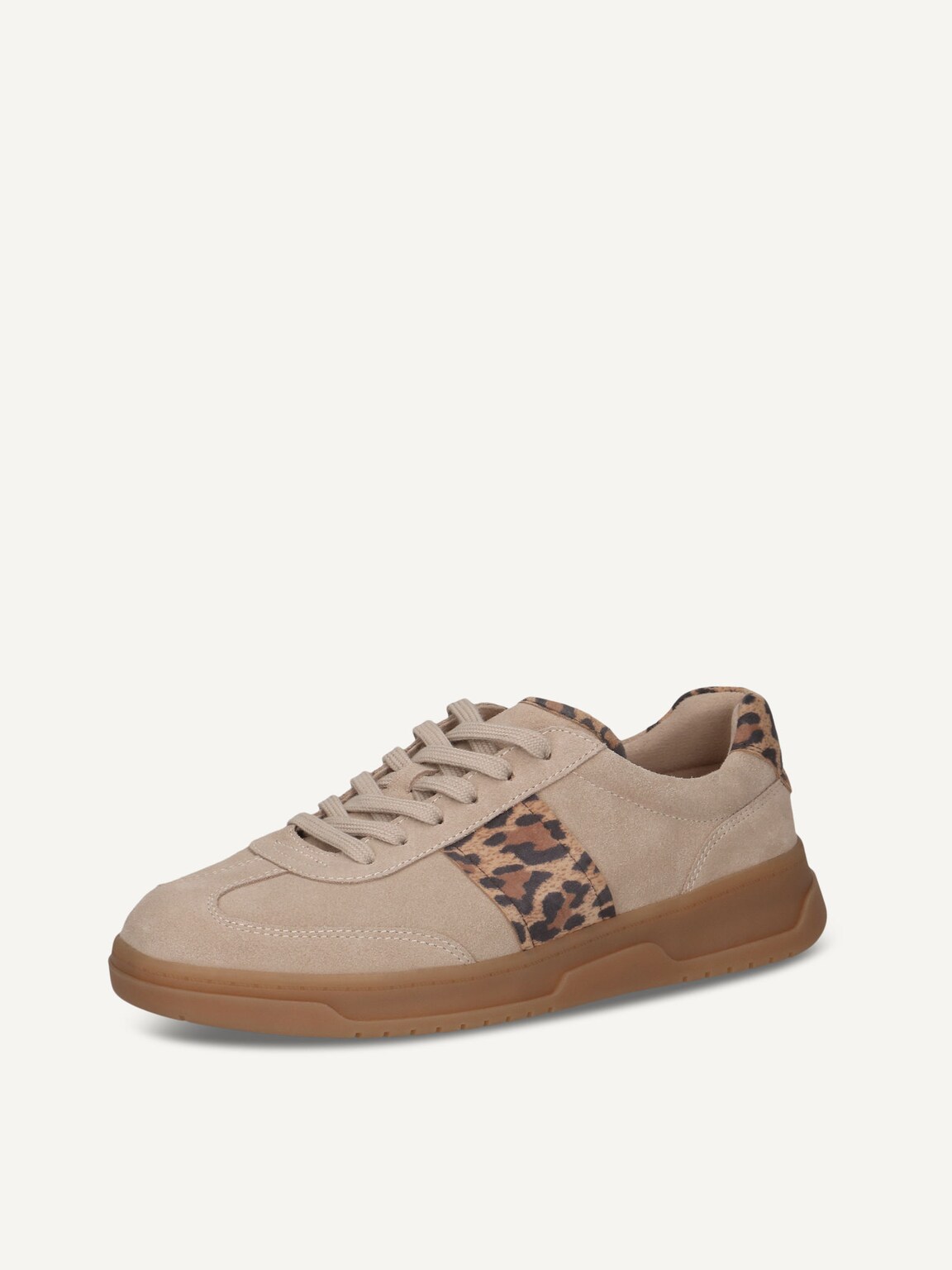 Caprice, Leather Sneaker - beige SAND COMB, image 1 of 5
