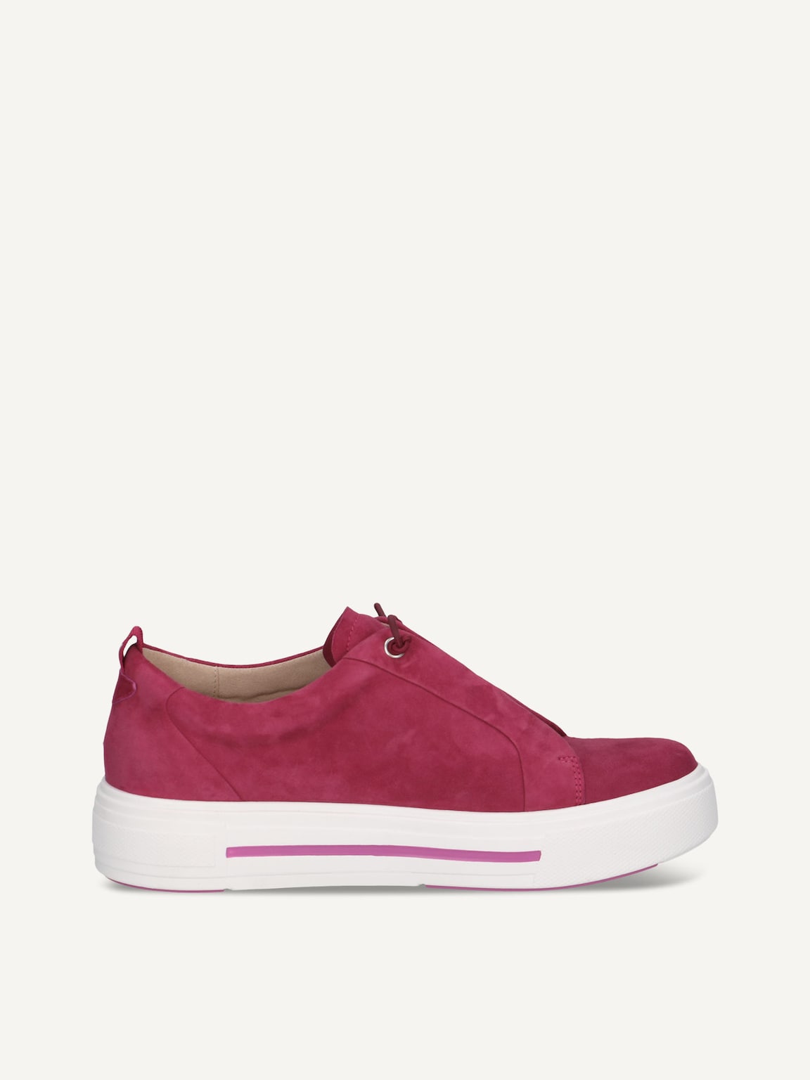 Caprice, Leather Sneaker - pink PINK SUEDE, image 3 of 5