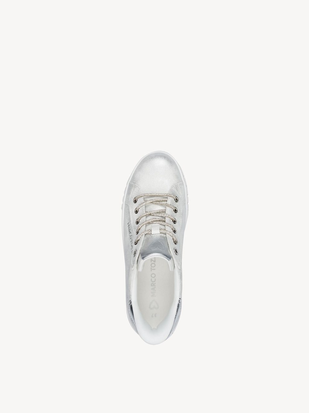 Marco Tozzi, Sneaker - metallic SILVER COMB, Bild 5 von 6
