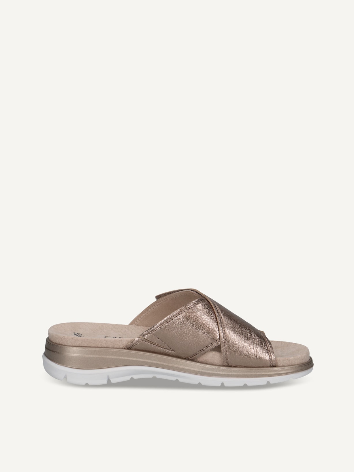 Caprice, Mule en cuir - marron TAUPE METALLIC, image 4 sur 6