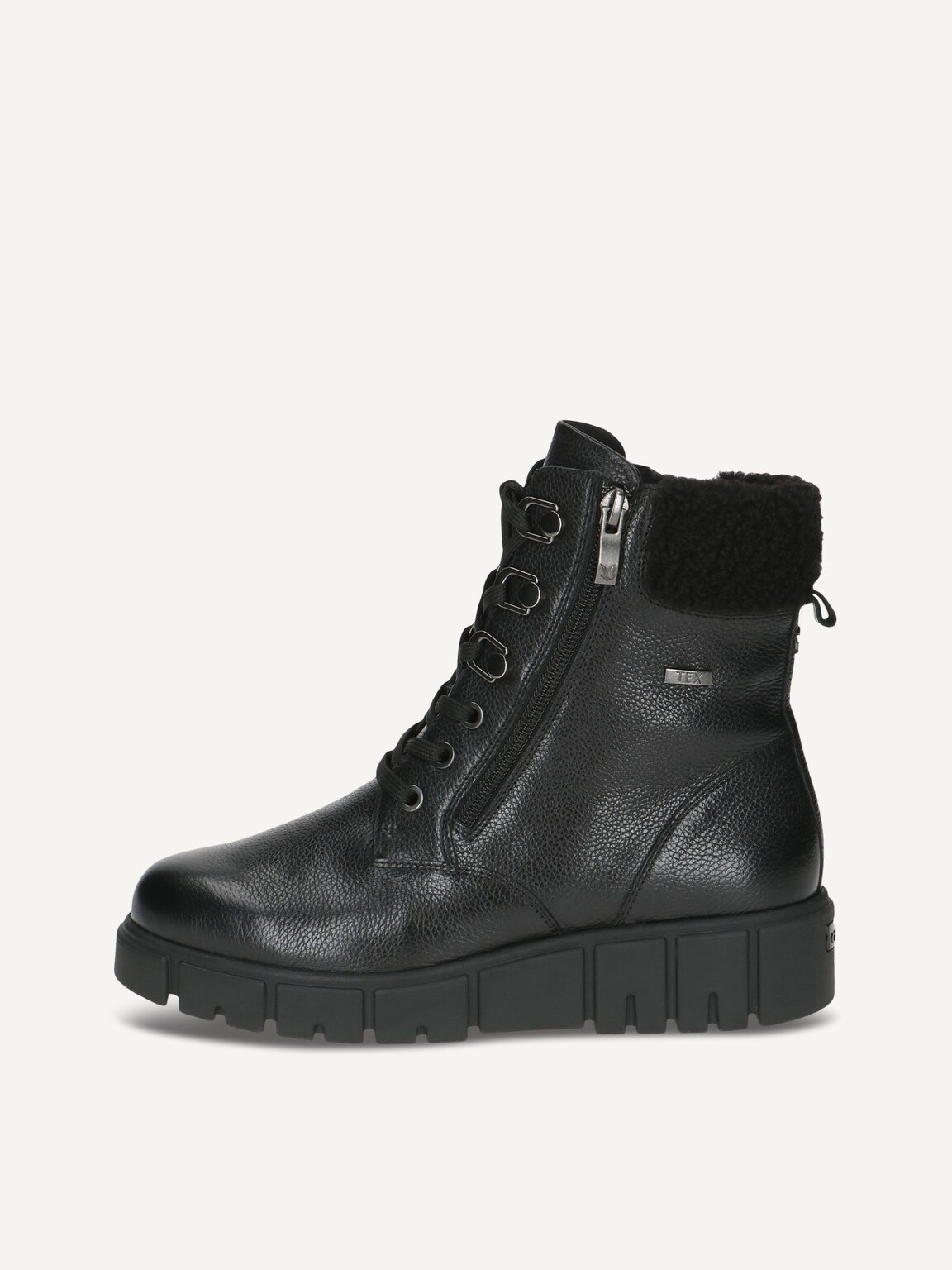Caprice, Bootie - black warm lining BLACK NAPPA, image 2 of 5