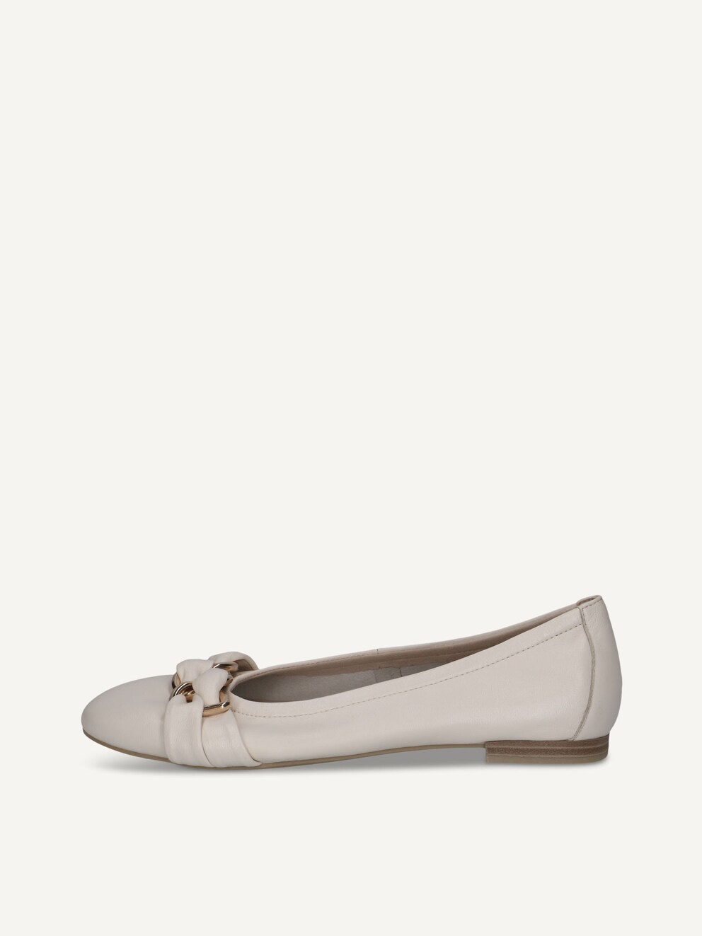Caprice, Ballerine en cuir - jaune VANILLA SOFTN., image 1 sur 5