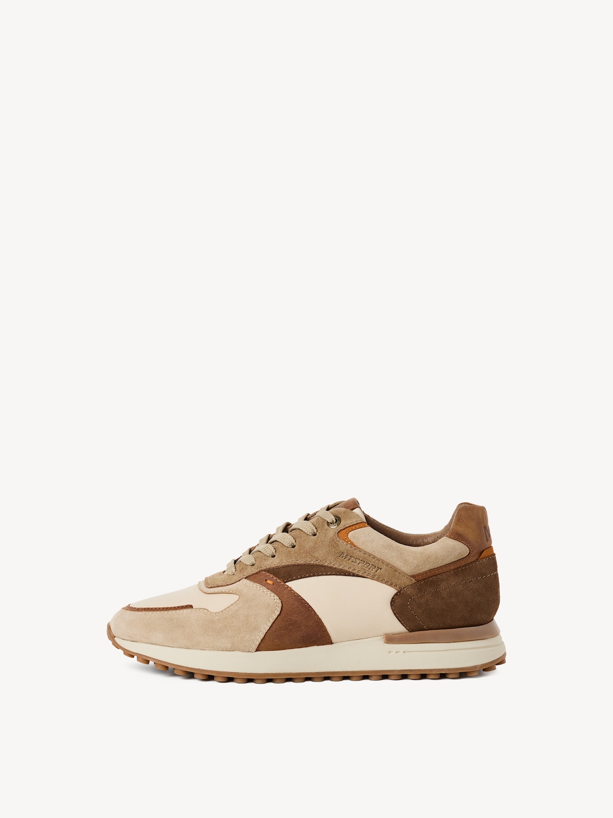 Marco Tozzi, Leather Sneaker - beige BEIGE COMB, image 2 of 6