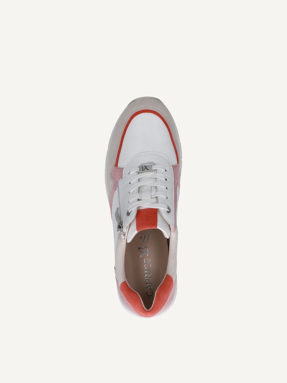 Caprice, Basket en cuir - blanc WHITE COMB, image 4 sur 5
