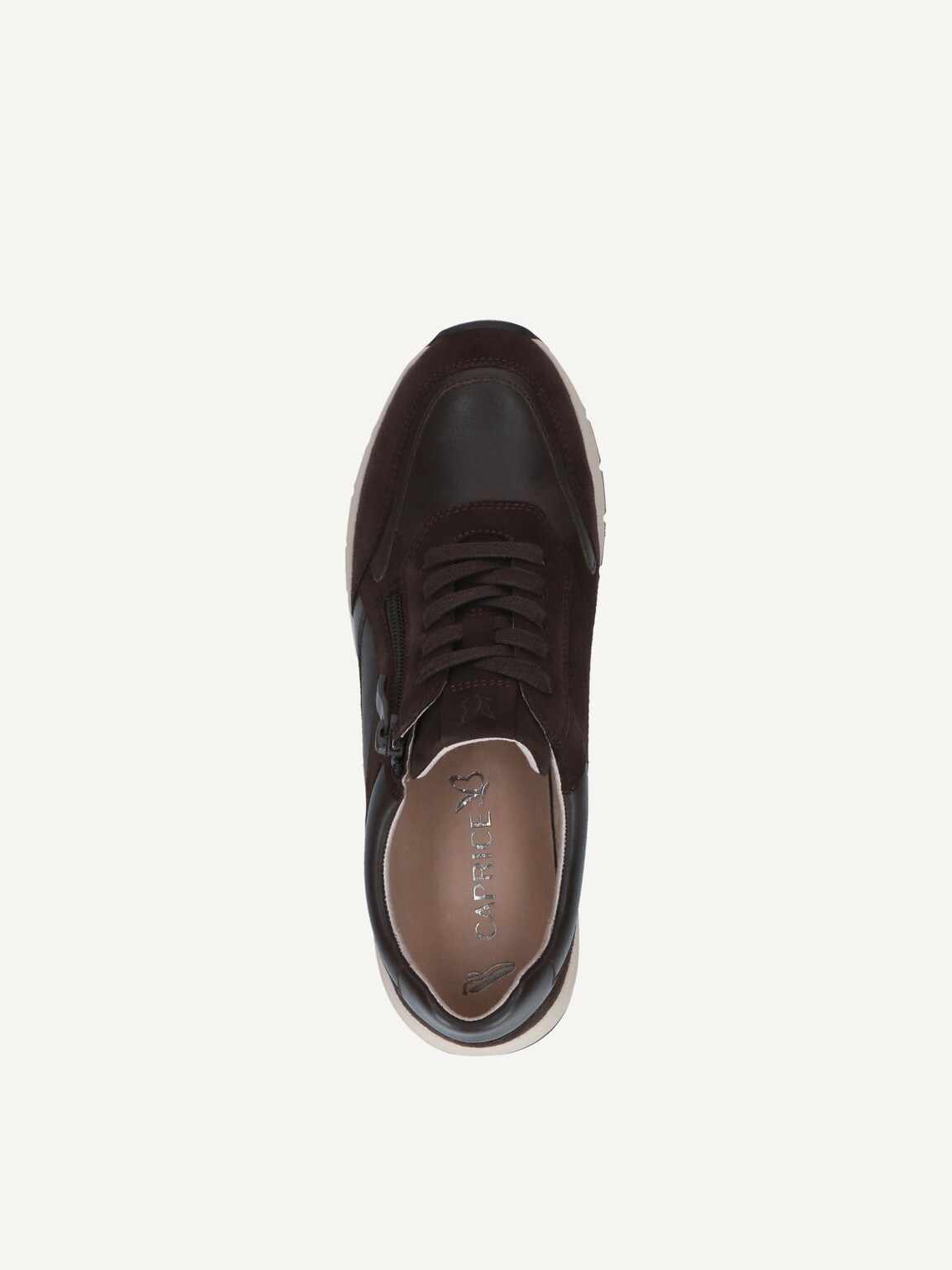 Caprice, Leather Sneaker - brown DK BROWN COMB, image 5 of 5