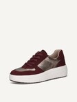 Selected, Caprice, Leather Sneaker - red BORDEAUX/ROSE