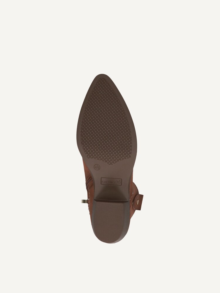 Caprice, Leather Bootie - beige CAMEL NUBUC, image 4 of 5