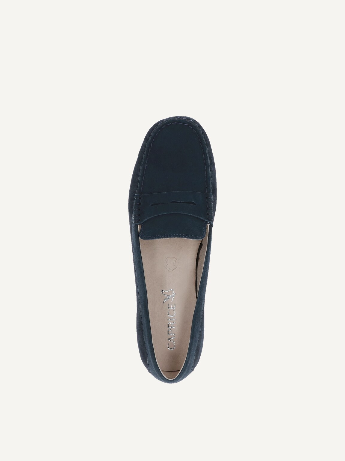 Caprice, Leather Moccasin - blue OCEAN SUEDE, image 5 of 5