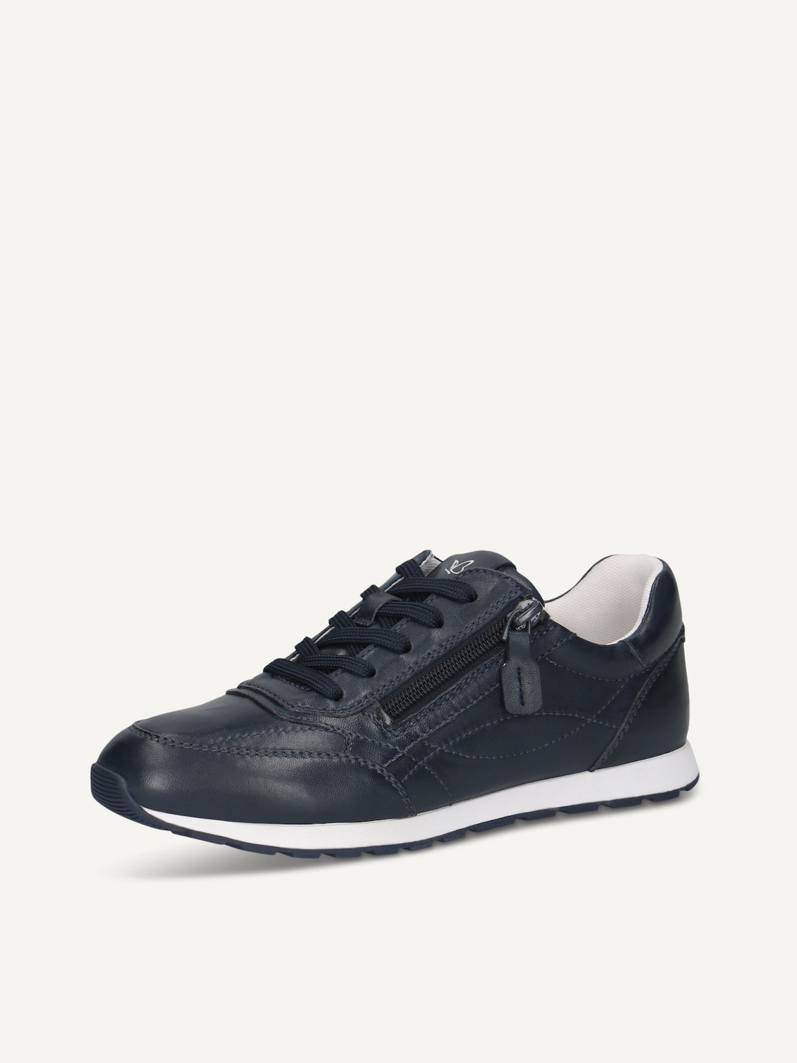 Caprice, Leather Sneaker - blue OCEAN SOFTNAP., image 1 of 5