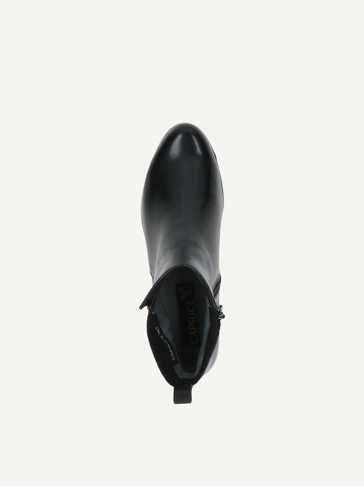 Caprice, Bottine en cuir - noir BLACK NAPPA, image 4 sur 5