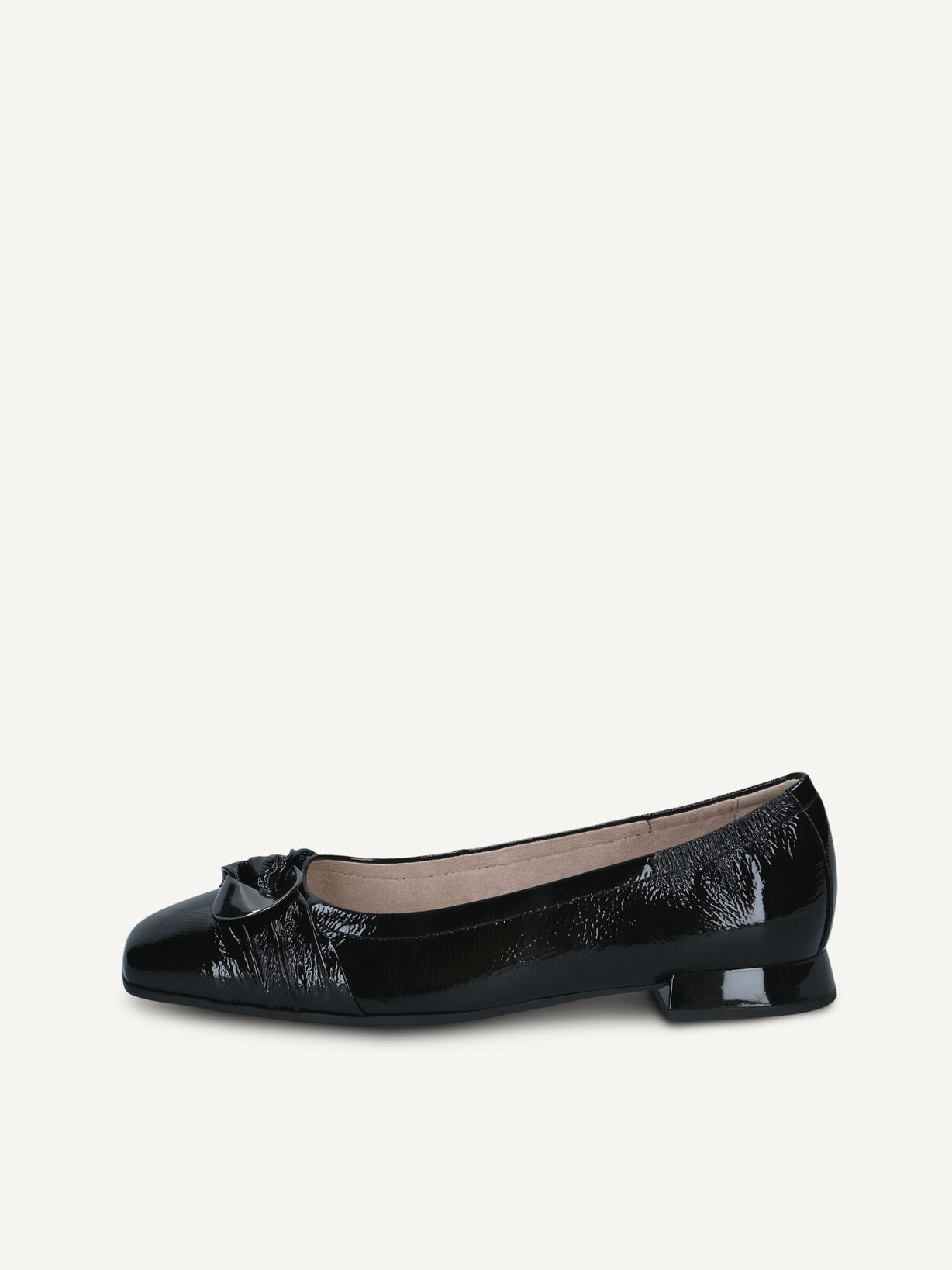 Caprice, Leather Ballerina - black BLACK NAPLAK, image 1 of 5