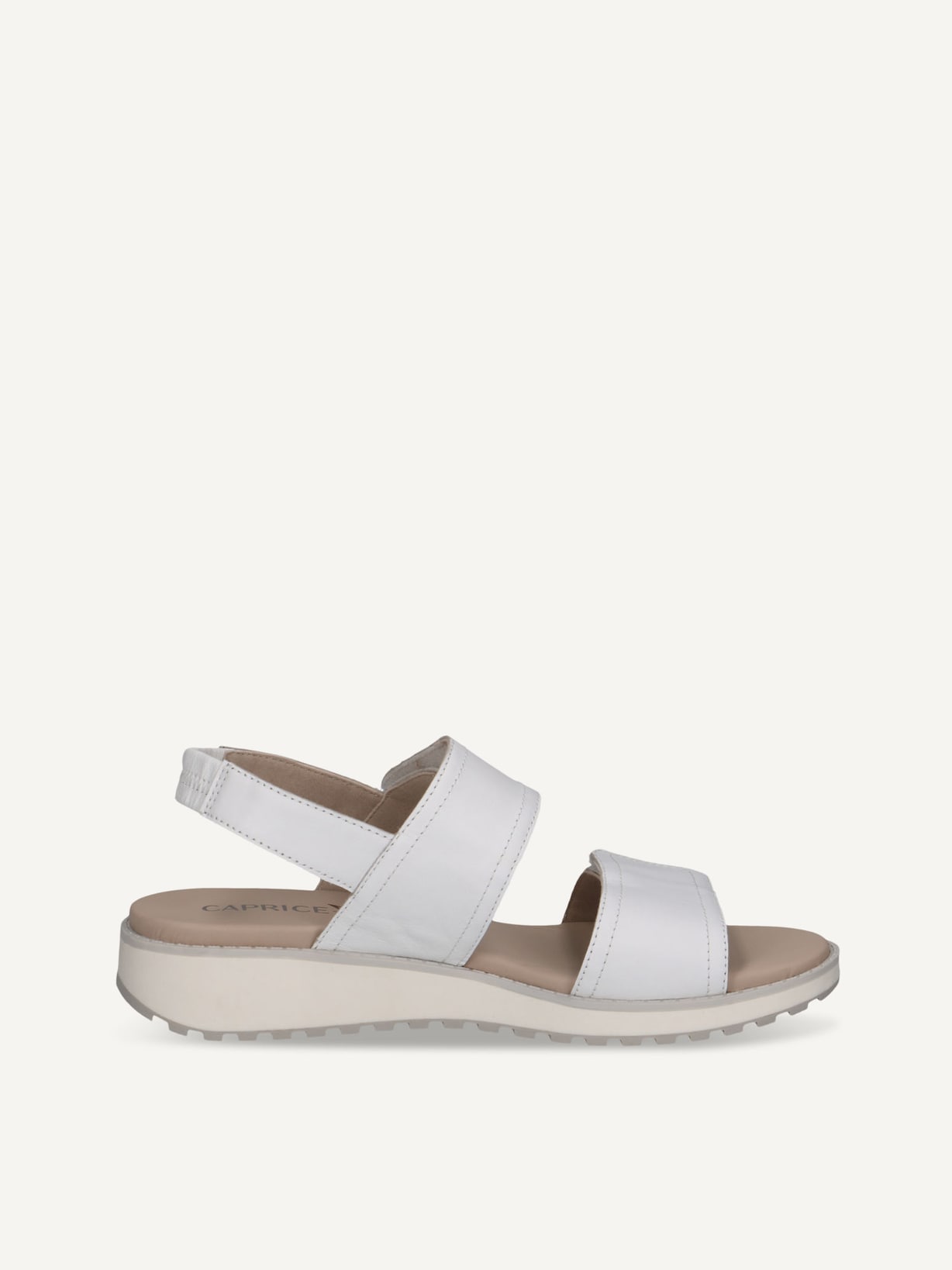 Caprice, Sandale en cuir - blanc WHITE NAPPA, image 3 sur 5